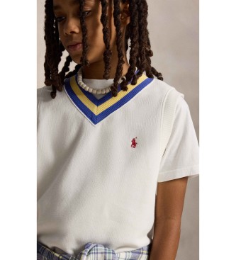 Polo Ralph Lauren Chaleco de críquet de felpa ( 6/7Años= 136/138cm)