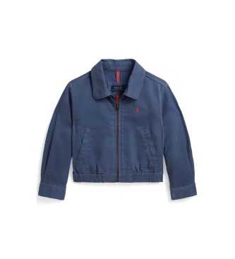 Para niña. 312B17500001 Chaqueta de algodón teñida en prenda (1.5/2años= 88/93cm), Casual, moda infantil