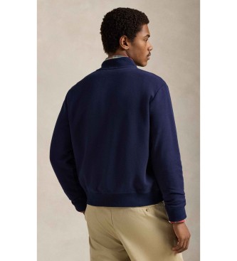 Polo Ralph Lauren para hombre. 710P04875001 Chaqueta de felpa RL con logotipo marino (L), Casual, Algodón 2
