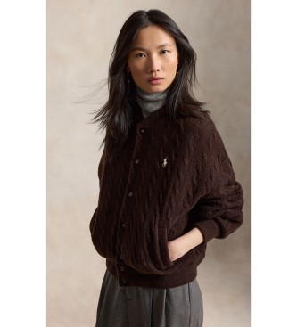 Polo Ralph Lauren Chaqueta de lana y cachemira marrón