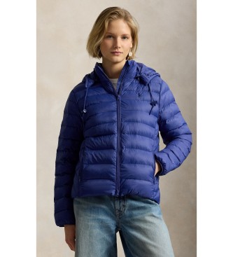 Polo Ralph Lauren Chaqueta hidrófuga con capucha azul