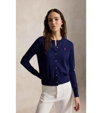 Para mujer. 211971871004 Cárdigan de algodón con cuello redondo (0 = 32), Casual, Clásico