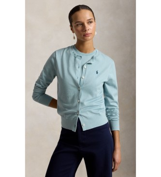 Polo Ralph Laurenvoor vrouwen. 211971871507 Vest van katoen en elastaan turquoise (XS), Casual