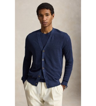 Para hombre. 710B17547001 Cárdigan de lino Relaxed Fit (S), Casual