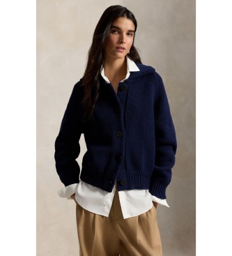 Polo Ralph Lauren Cárdigan de mezcla de algodón marino