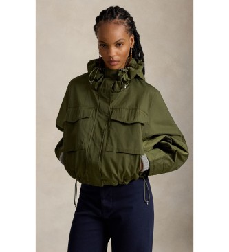 Polo Ralph Lauren Cortavientos recortado verde