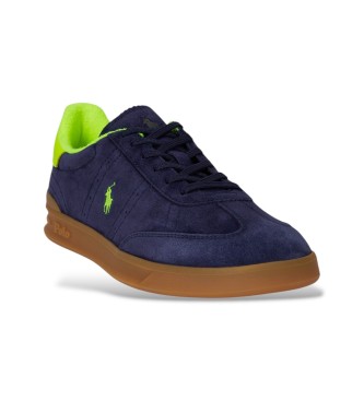 Polo Ralph Lauren para hombre. 809P06951002 Zapatillas Heritage Aera de ante marino 2