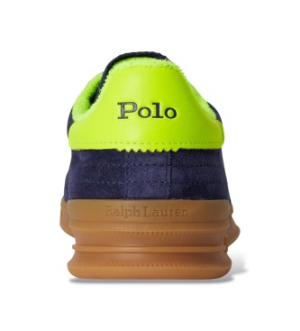 Polo Ralph Lauren para hombre. 809P06951002 Zapatillas Heritage Aera de ante marino 4