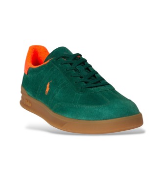 Polo Ralph Lauren para hombre. 809P06951003 Zapatillas Heritage Aera de ante verde 2