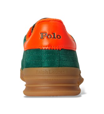 Polo Ralph Lauren para hombre. 809P06951003 Zapatillas Heritage Aera de ante verde 4