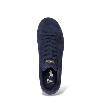 Polo Ralph Lauren para hombre. 809877601002 Zapatillas Heritage Court II de ante marino 4