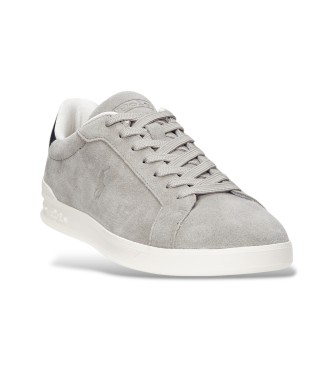 Polo Ralph Lauren para hombre. 809955691002 Zapatillas Heritage Court II de ante gris 2