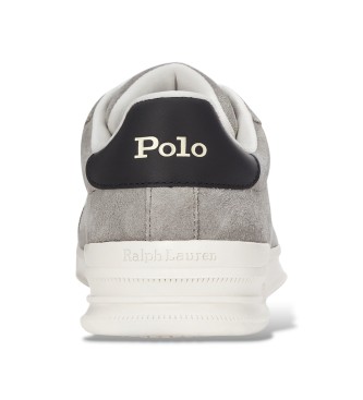 Polo Ralph Lauren para hombre. 809955691002 Zapatillas Heritage Court II de ante gris 4