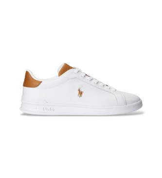 Polo Ralph Lauren para hombre. 809877598001 Zapatillas Heritage Court II de piel blanco