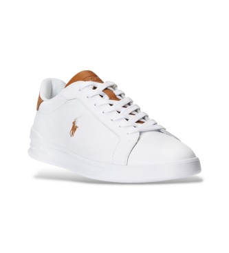 Polo Ralph Lauren para hombre. 809877598001 Zapatillas Heritage Court II de piel blanco 3
