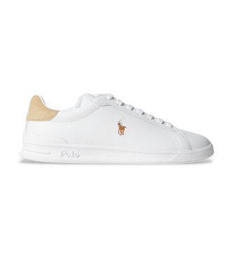 Polo Ralph Lauren Zapatillas Heritage Court II de piel blanco