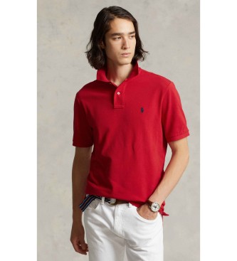 Polo Ralph Lauren para hombre. 710666998003 El icónico polo de piqué rojo (3XL), Casual, Algodón, Manga corta