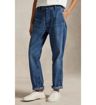 Para mujer. 211971230001 El pantalón Ricky de denim (34), Casual, Algodón