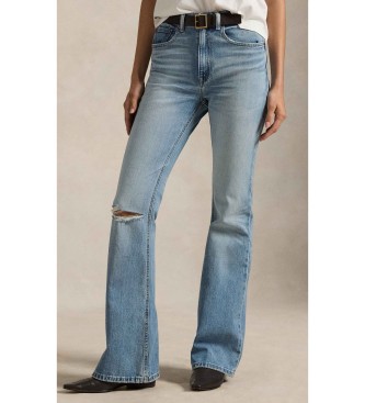 Para mujer. 211969372001 Jeans acampanados (25/32), Casual, Algodón, Denim