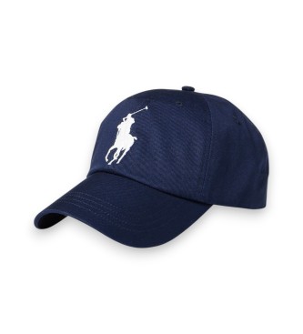 Polo Ralph Lauren unisex. 710673584013 Big Pony marinblå chino keps med visir (OSFA), Casual, Bomull, Marino