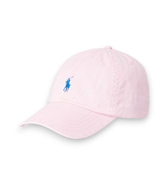Polo Ralph Lauren unisex para niños. 323785653002 Gorra de chino de algodón rosa (OSFA), Casual, moda infantil