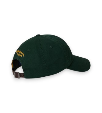 Polo Ralph Lauren para hombre. 710P04328002 Gorra de sarga con logotipo bordado verde (OSFA), Casual, Algodón 2