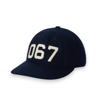 Polo Ralph Lauren para hombre. 710P04336001 Gorra de sarga de lana mairno (OSFA), Casual, Marino