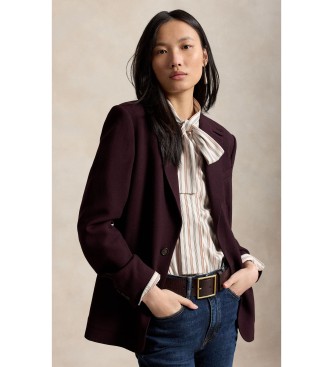 Polo Ralph Lauren Blazer de crepé de lana lila