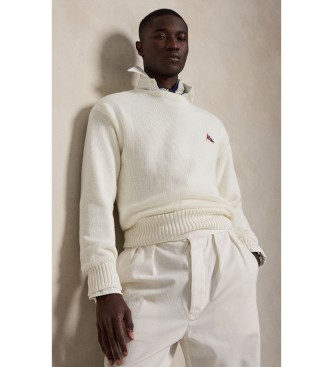 Para hombre. 710B17552001 Jersey de algodón Relaxed Fit bordado (S), Casual, Manga larga