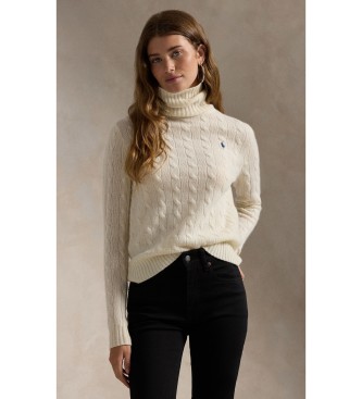 Polo Ralph Lauren Jersey de cachemira y lana blanco crema