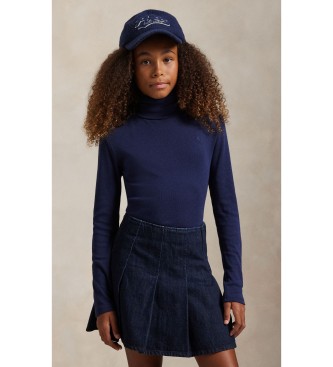 Polo Ralph Lauren Jersey de cuello vuelto con algodón marino ( 7años= 130/134cm)