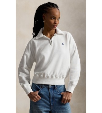 Para mujer. 211B18685006 Sudadera de felpa con cremallera corta (S), Casual, Algodón, Manga larga