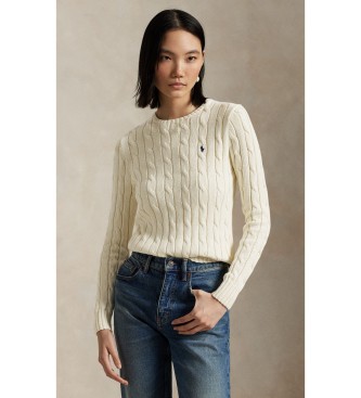 Polo Ralph Lauren Jersey de lana y cachemira blanco crema
