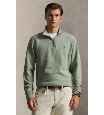 Para hombre. 710812963501 Jersey de punto con cremallera corta (S), Casual, Algodón, Manga larga