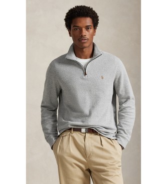 Polo Ralph Lauren Jersey Estate-Rib con cremallera corta