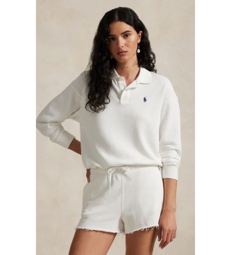 Para mujer. 211965097002 Jersey tipo polo de felpa ligera (XXS), Casual, Algodón, Manga larga