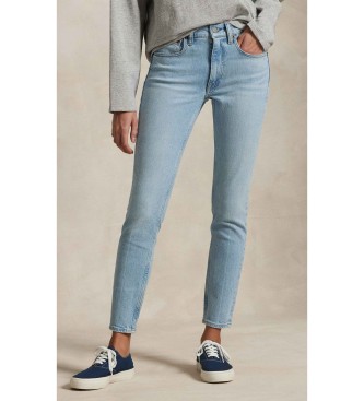 Para mujer. 211969388001 Jeans Super Slim de tiro medio (24/32), Casual, Algodón, Denim