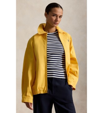 Polo Ralph Lauren Cortavientos de algodón oversize amarillo