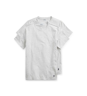 Polo Ralph Laurenvoor Mannen. 714835960003 Set Van 2 Klassieke Grijze Vesten (Xxl), Homewear, Grijs, Katoen, Korte Mouwen