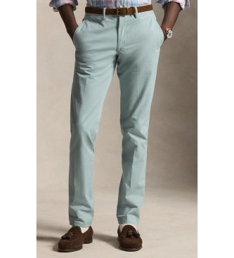 Polo Ralph Lauren para hombre. 710704176112 Pantalón chino Bedford Stretch Slim Fit verde claro (33/34), Casual, Algodón, Clásico