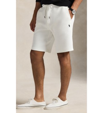 Polo Ralph Lauren Pantalón corto de punto doble blanco