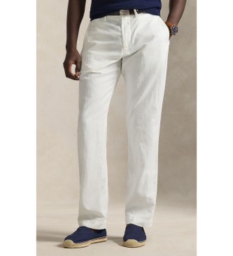 Para hombre. 710A13235004 Pantalón de algodón y lino Classic Fit (31/32), Casual