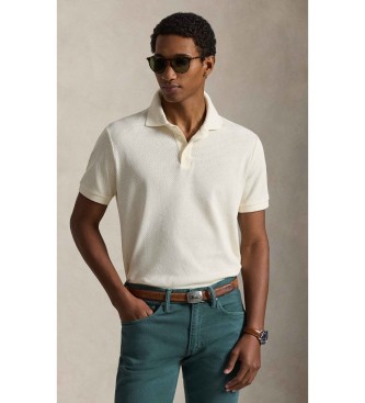 Polo Ralph Lauren para hombre. 710B19982002 Polo con textura Standard Fit beige (XXL), Casual, Algodón, Manga corta