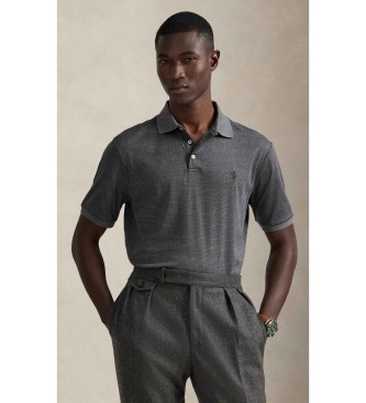 Polo Ralph Lauren para hombre. 710P07351001 Polo de algodón suave Custom Slim Fit gris (XXL), Casual, Manga corta