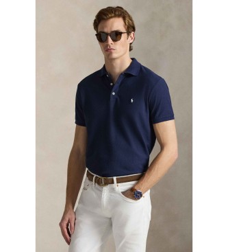 Polo Ralph Lauren para hombre. 710B13479005 Polo de piqué Custom Slim Fit marino (XS), Casual, Algodón, Manga corta