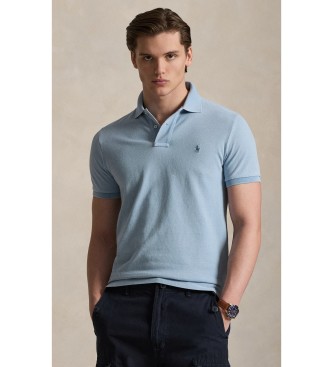 Para hombre. 710970582001 Polo de piqué Custom Slim Fit índigo (XS), Casual, Algodón, Manga corta