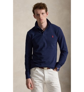 Para hombre. 710681126052 Polo de piqué Slim Fit de manga larga (M), Casual, Algodón