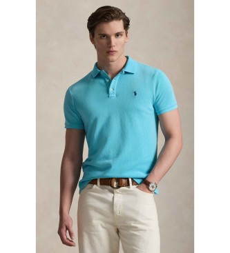 Polo Ralph Lauren para hombre. 710A12484003 Polo de punto de rizo francés turquesa (XXL), Casual, Algodón, Manga corta