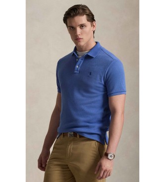 Polo Ralph Lauren para hombre. 710A12484004 Polo de punto de rizo francés azul (M), Casual, Algodón, Manga corta