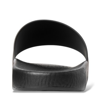 Polo Ralph Lauren para hombre. 809852071011 Sandalias con caballo marca de la casa negro 4